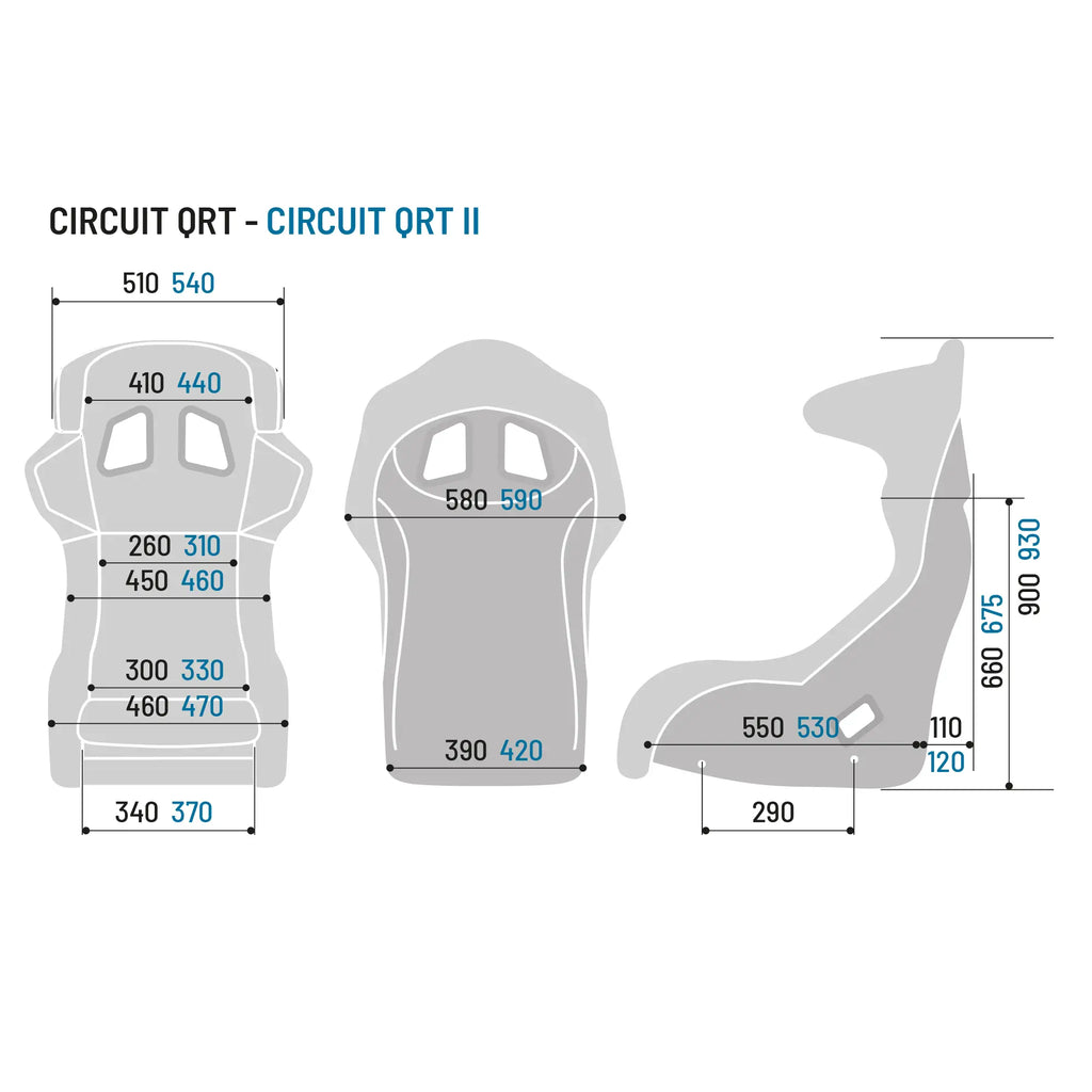 Sparco Seat CIRCUIT QRT Gaming Bucket Seat