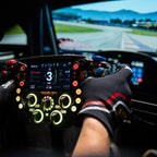 Close-up of the VPG Mission Sim while driving