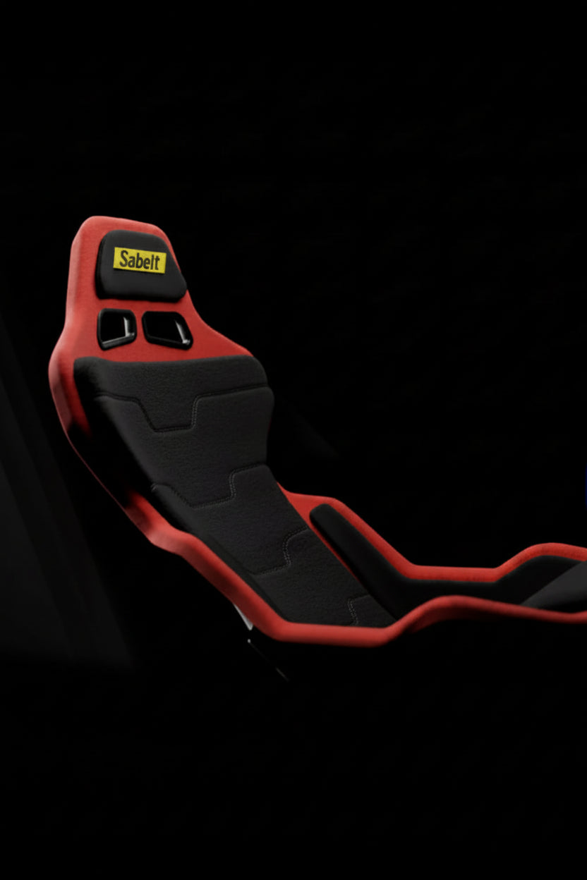 Sabelt sim racing P-, S- och X-series stolar och cockpits – premium simulatormöbler för seriösa förare