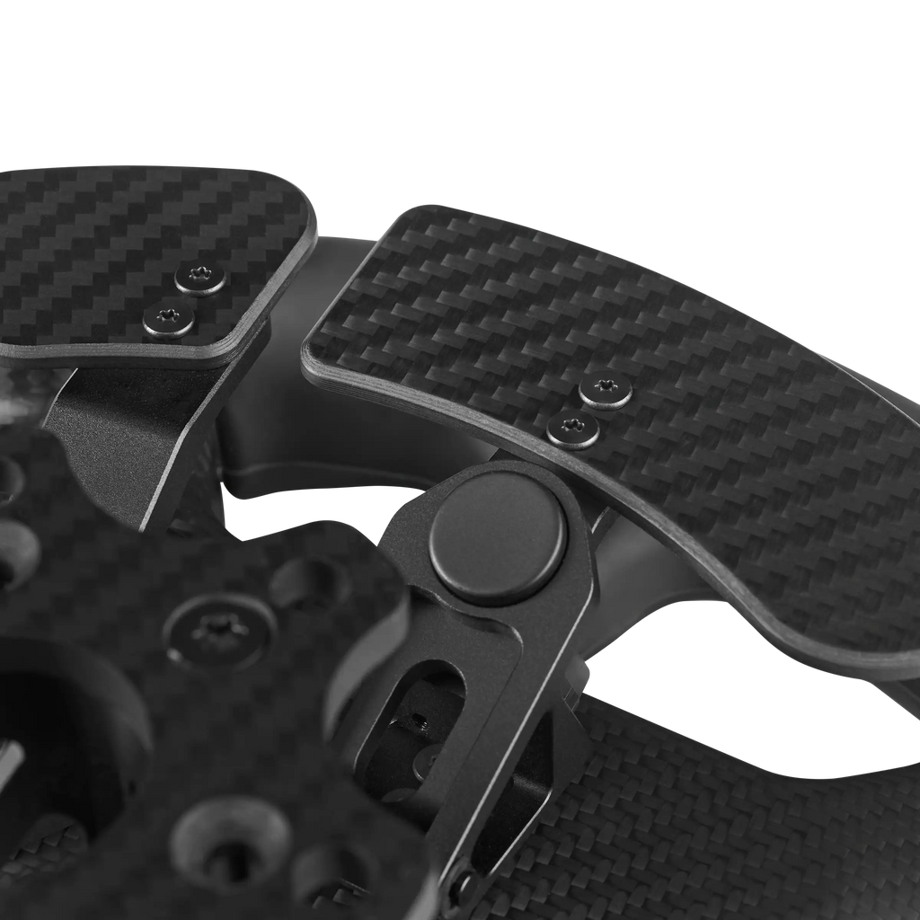 Detalj av kolfiber och reglage pÃ¥ VPG Mustang GT3
