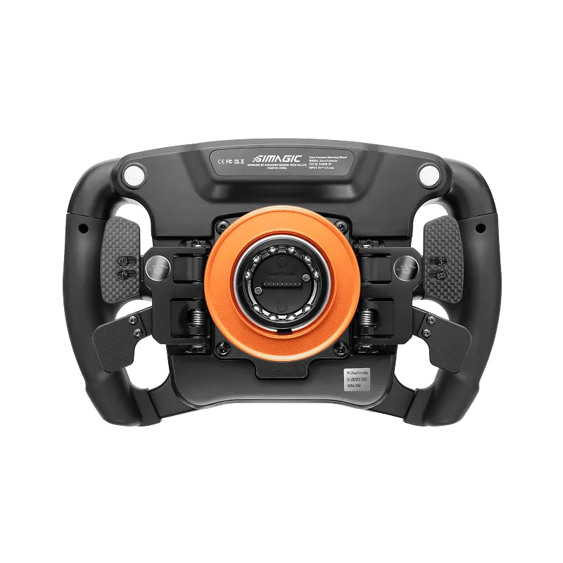 Simagic ZEUS Formula Steering Wheel – rear view
