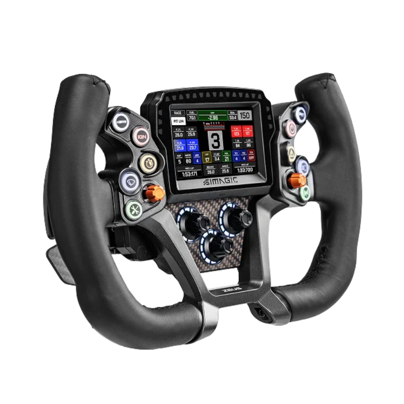 Simagic ZEUS GT Steering Wheel – angled view
