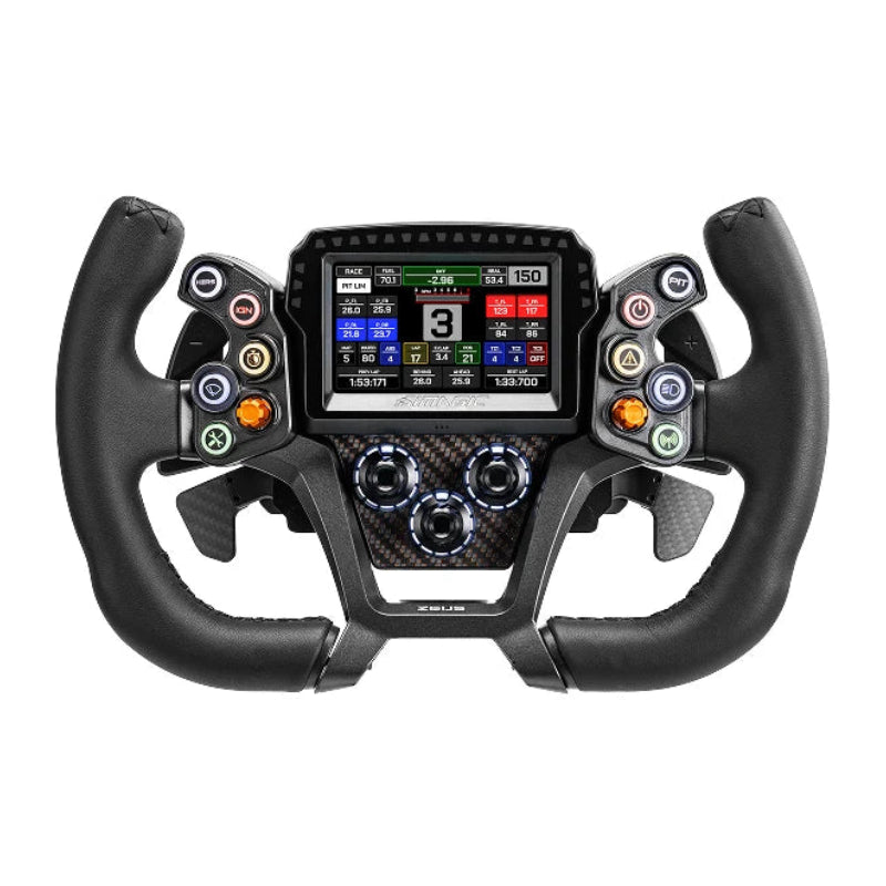 Simagic ZEUS GT Steering Wheel – front view with telemetry display
